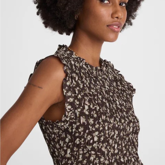 Madewell Floral Print Midi Dress - new with tags!! - Picture 2 of 3